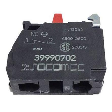 Socomec Blok pomocných kontaktů 1 NC 1 Nástěnná, rozsah: 3999 3 A 400 V ac, 48V dc