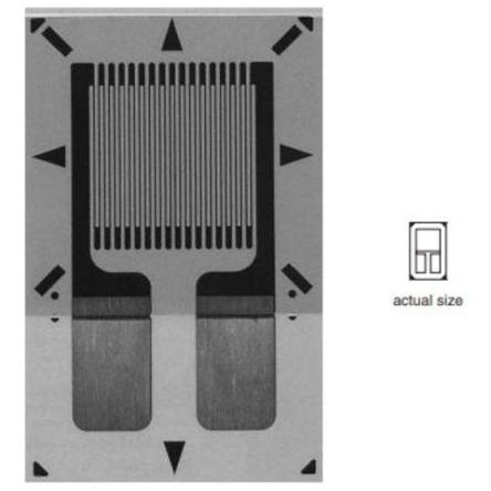 Tenzometr CE 3.18 mm 350Ω 175 °C -75 °C Micro-Measurements