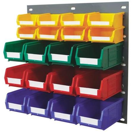 Žaluziová úložná jednotka Polypropylen Přenosné 438 mm x 457 mm x 457 mm RS PRO