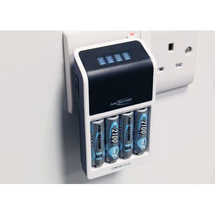 Nabíječka baterií 1001-0094-44-01520 Ansmann NiMH AA, AAA, 9 V 4 1.2V, 8.4 V, 9 V 650 mA Velká Británie