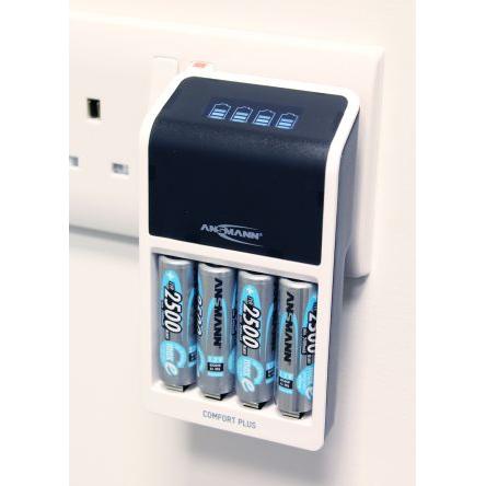 Nabíječka baterií 1001-0094-44-02520 Ansmann NiMH AAA, AA, 9 V 4 1.2V, 8.4 V, 9 V 650 mA Velká Británie
