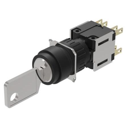 EAO Spínač s klíčem IP65 2 NO/2 NC 5A 2 pozic