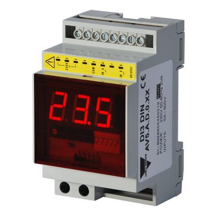 Digitální panelový multifunkční měřič, řada: DI3-72 LED 3číslicový Digitální výška číslice 14.2 mm, výška výřezu: 72 mm,