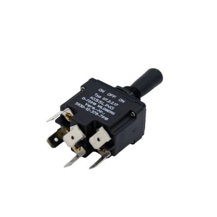 TE Connectivity Přepínač IP65 Průchozí otvor DPDT Zap-vyp-zap ovládání 15A Rychlé připojení 28 V dc