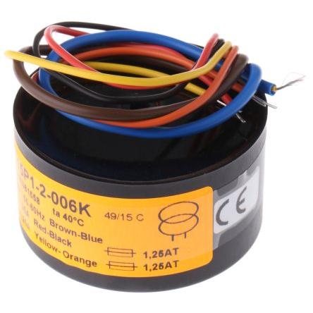 Nuvotem Talema Toroidní transformátor, počet výstupů: 2, primární napětí: 230 V ac, sekundární napětí: 2 x 6 V ac 15 VA,