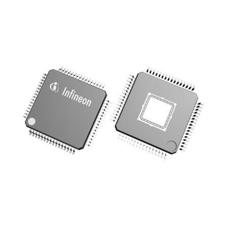 Infineon, standard: AEC-Q100 Měnič DC/DC TLF35584QKVS1XUMA2 1kanálový Pevný 0 mA 5V 5 V 2.2 MHz, počet kolíků: 64