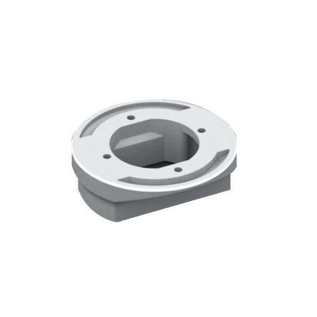 Adaptér, řada: CP Rittal, Litý hliník Adaptér Podpora připojení ARM 40 mm, délka: 40 mm 40mm