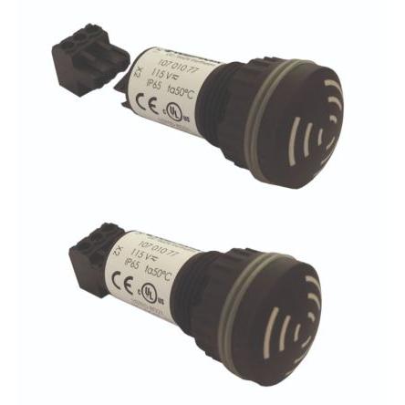 Bzučák 230V ac 115 V ac 60 dB, Šroubová svorka 61 mm Bzučák Interní 61 mm Werma