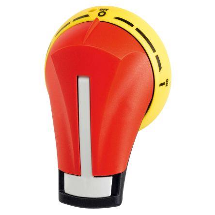 Otočná klika Žlutá, Červená, řada: 1414, pro použití s: FUSERBLOC, délka: 70 mm IP65 Socomec