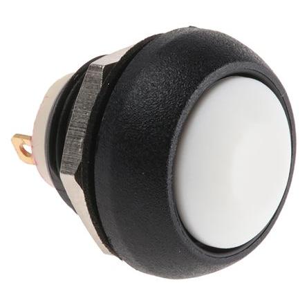 APEM Tlačítkový spínač, řada: IS IP67 SPST Panel Okamžité 13.6 mm 400mA 50 V dc 125 V ac