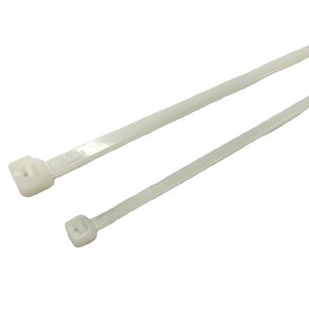 Stahovací páska Nerozpojitelné 203 mm 4.6mm Přírodní Nylon 66 RS PRO