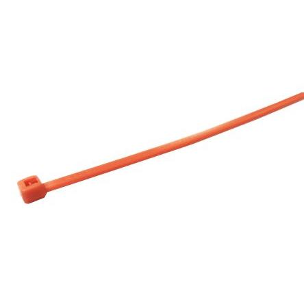 Stahovací páska Nerozpojitelné 203 mm 4.6mm Oranžová Nylon 66 RS PRO