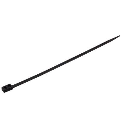 Stahovací páska Nerozpojitelné 370 mm 4.8mm Černá Nylon 66 RS PRO