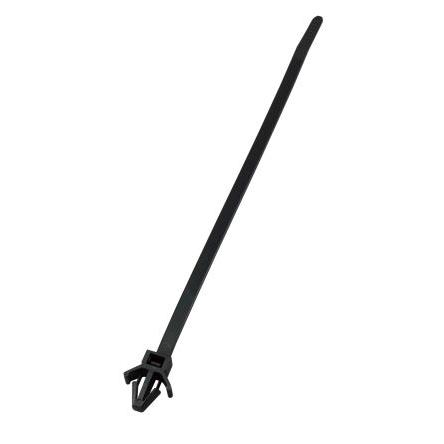Stahovací páska Nerozpojitelné 170 mm 4.8mm Černá Nylon 66 RS PRO