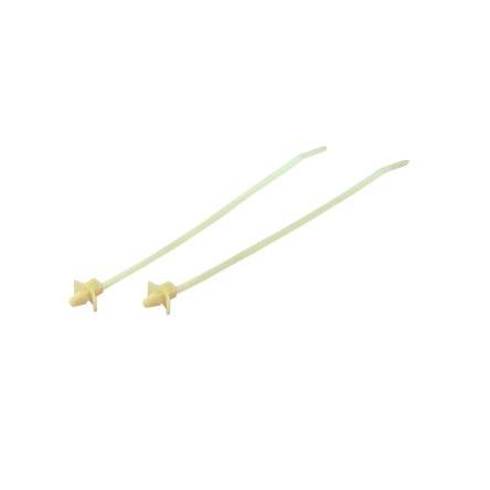 Stahovací páska Nerozpojitelné 112 mm 2.5mm Přírodní Nylon 66 RS PRO