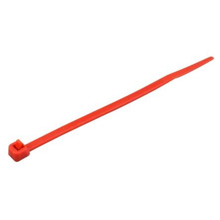 Stahovací páska Nerozpojitelné 200 mm 4.6mm Červená Nylon 66 RS PRO