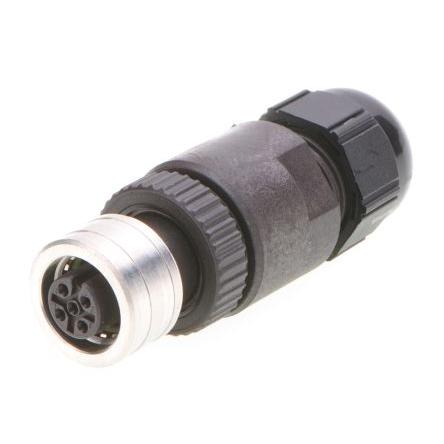 Kulatý konektor, počet kontaktů: 5, Kabel, velikost: M12 Brad from Molex, pohlaví kontaktu: Vnitřní, orientace těla: