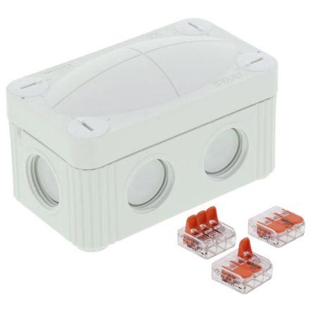WISKA Rozvodná skříň Polypropylen RAL 7035 12 mm 85 mm 49mm 4 IP66, IP67 51 mm