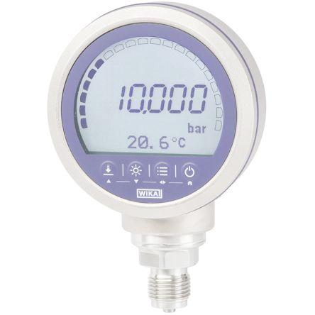 Tlakoměr 48700169 Bezdrátové, přesnost: ±0.1 % G 1/2 Odlévaný hliník, 50 °C, -10 °C 2.5 bar -1 bar WIKA