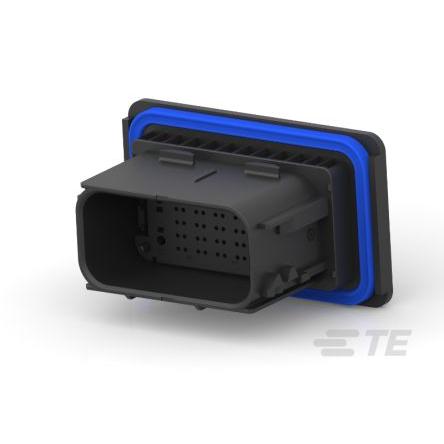 TE Connectivity Automobilový konektor, počet kontaktů: 24 barva Černá, Vnitřní, Montáž na plošný spoj, řada: AMPSEAL 16