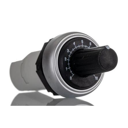 Potenciometr, průměr hřídele: 22 mm 1otáčkový, řada: LPCPA 10 kΩ 10 % 1 W LPCPA010 Rotační, Panel 1 Lovato