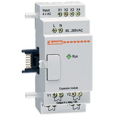 Rozšiřující modul, rozsah: Micro PLC's, pro použití s: PLC Lovato