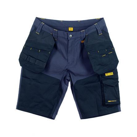 DeWALT DEWALT Šedá, Černá 92% nylon, 8 % elastan Krátké pracovní kalhoty 38 in
