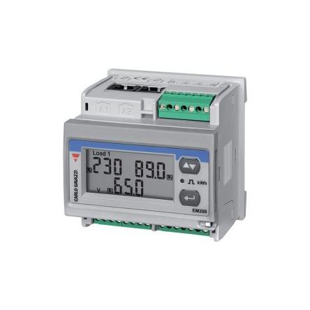 Elektroměr, řada: EM271 LCD 7číslicový 3fázový Digitální Impulzový výstup výška číslice 85 mm, výška výřezu: 72 mm,
