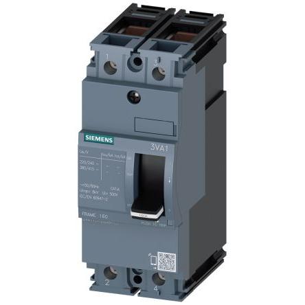 Siemens Miniaturní jistič, rozsah: 3VA1 2pólový 32A vypínací výkon 55 kA, rozsah: SENTRON 415V ac 250 V dc