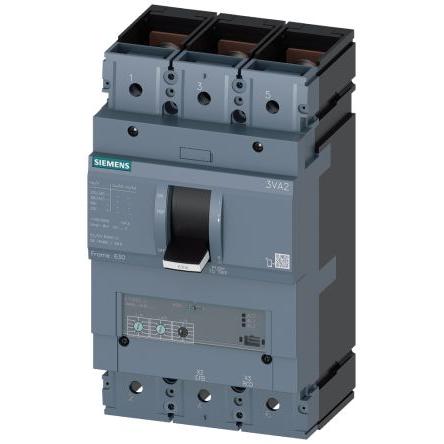 Siemens Jistič, rozsah: 3VA2 3pólový 630A vypínací výkon 55 kA, rozsah: SENTRON 690V ac