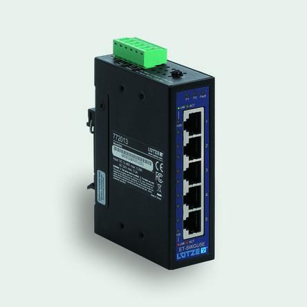 Ethernetový přepínač 5portový 1000Mbps F Lutze Ltd Neřízený