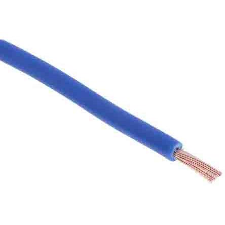 Zapojovací vodič, řada: Tri-Rated, typ kabelu: Kulatý, prameny vodičů: 30 x 0.2 mm, Modrá, 1kV dc 305 m 16 AWG