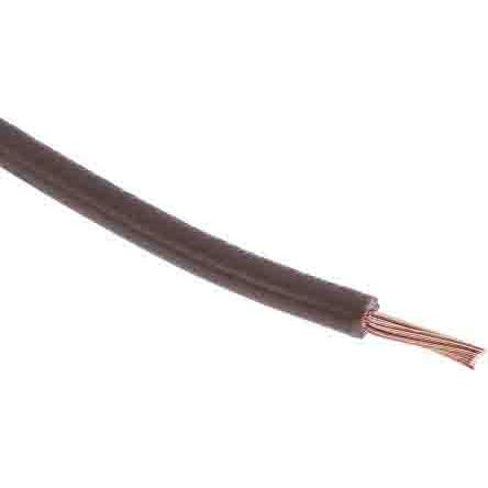 Zapojovací vodič, řada: Tri-Rated, typ kabelu: Kulatý, prameny vodičů: 30 x 0.2 mm, Hnědá, 1kV dc 305 m 16 AWG