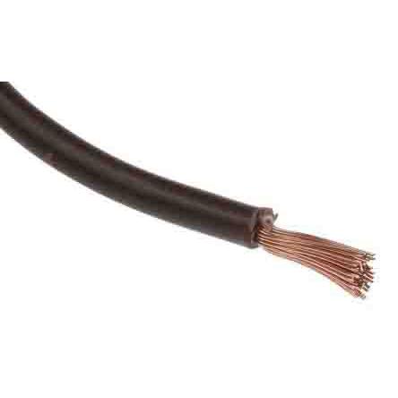 Zapojovací vodič, řada: Tri-Rated, typ kabelu: Kulatý, prameny vodičů: 50 x 0.25 mm, Hnědá, 1kV dc 305 m 14 AWG