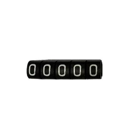 Označovač kabelu, řada: WEC Nasouvací barva Černá 4 mm x RS PRO 0 4.2 mm