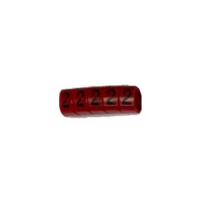 Označovač kabelu, řada: WEC Nasouvací barva Černá 4 mm x RS PRO 2 4.2 mm