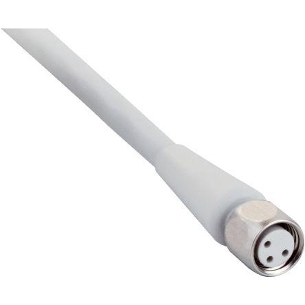 Kabel ovladače snímače, A: Vnitřní, A: M8 3, B: Volný konec, B: Neuzavřený, 60V, IP69K, řada: DOL SICK 10 m