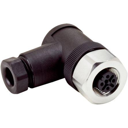 Kulatý konektor, počet kontaktů: 4, Kabel, velikost: M12 SICK, pohlaví kontaktu: Vnitřní, orientace těla: Úhlový