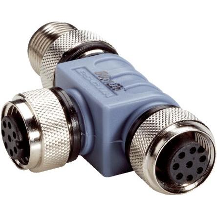 Kulatý konektor, počet kontaktů: 8, Kabel, velikost: M12 SICK, pohlaví kontaktu: Vnitřní, orientace těla: T Zástrčka,