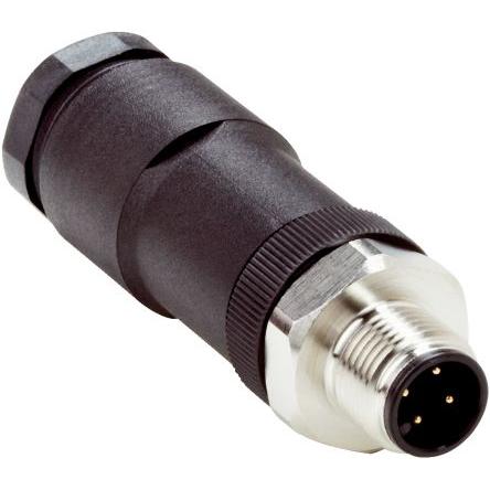 Kulatý konektor, počet kontaktů: 4, Kabel, velikost: M12 SICK, pohlaví kontaktu: Vnější, orientace těla: Rovný Zástrčka,