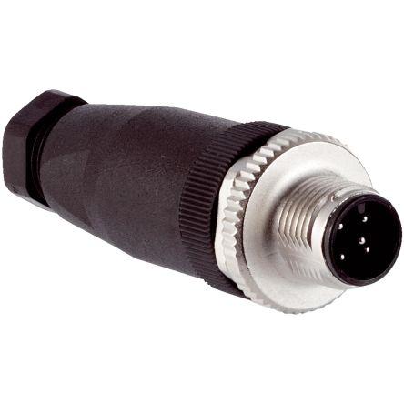 Kulatý konektor, počet kontaktů: 5, Kabel, velikost: M12 SICK, pohlaví kontaktu: Vnější, orientace těla: Rovný Zástrčka,