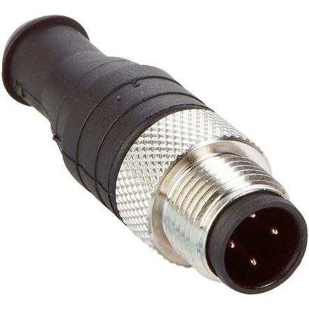 Kulatý konektor, počet kontaktů: 4, Kabel, velikost: M12 SICK, pohlaví kontaktu: Vnější, orientace těla: Rovný Zástrčka,