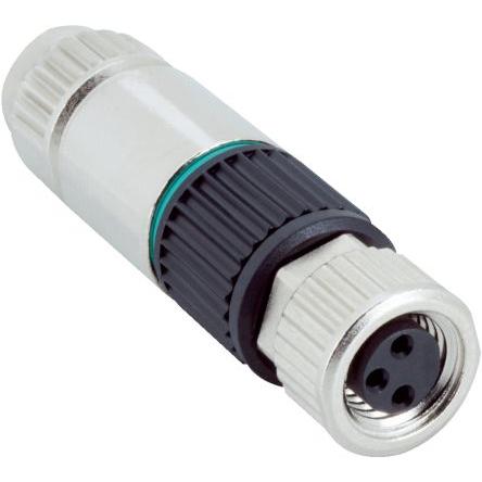 Kulatý konektor, počet kontaktů: 3, Kabel, velikost: M8 SICK, pohlaví kontaktu: Vnitřní, orientace těla: Rovný Zástrčka,