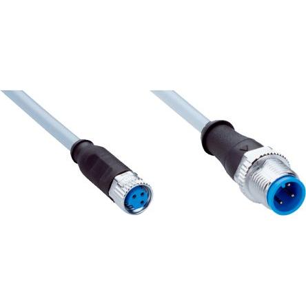 Kabel ovladače snímače, A: Vnitřní, A: Rovný 3, B: Přímý, B: Vnější, 60V 3, IP67 SICK 2 m
