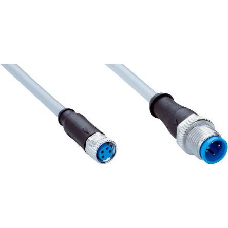 Kabel ovladače snímače, A: Vnitřní, A: Rovný 4, B: Přímý, B: Vnější, 60V 4, IP67 SICK 5 m