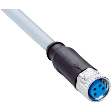 Kabel ovladače snímače, A: Vnitřní, A: M8 4, B: Volný konec, B: Neuzavřený, 60V, IP65, IP66K, IP67, řada: YF8U14 SICK 10