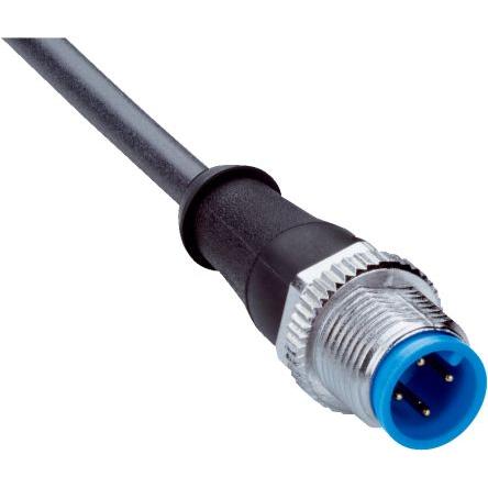 Kabel ovladače snímače, A: Vnější, A: M12 4, B: Bez koncovky, 250V, IP67 SICK 15 m