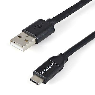StarTech.com Kabel USB do zásuvky IC Vnější, řada: USB2, A: USB 2.0 Typ A, 2 m Vnější, Černá, B: USB typu C