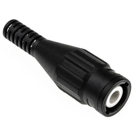 Staubli Koaxiální konektor, řada: BNC Vnější, orientace těla: Rovný, Kabel Konektory BNC Krimpovací, 3GHz 40 °C,