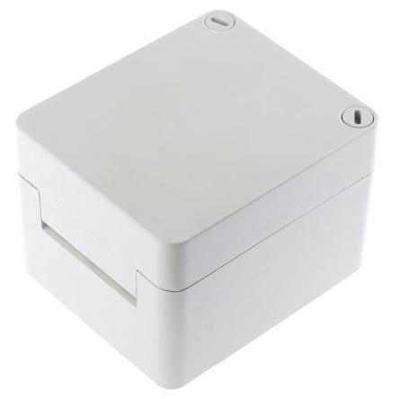 RS PRO Nástěnná krabice IP66 Plast vyztužený sklem Šedá 120 mm 100 mm 140 mm